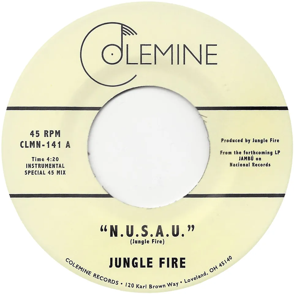 Colemine Jungle Fire N.U.S.A.U. 45T vinyle vert afrobeat