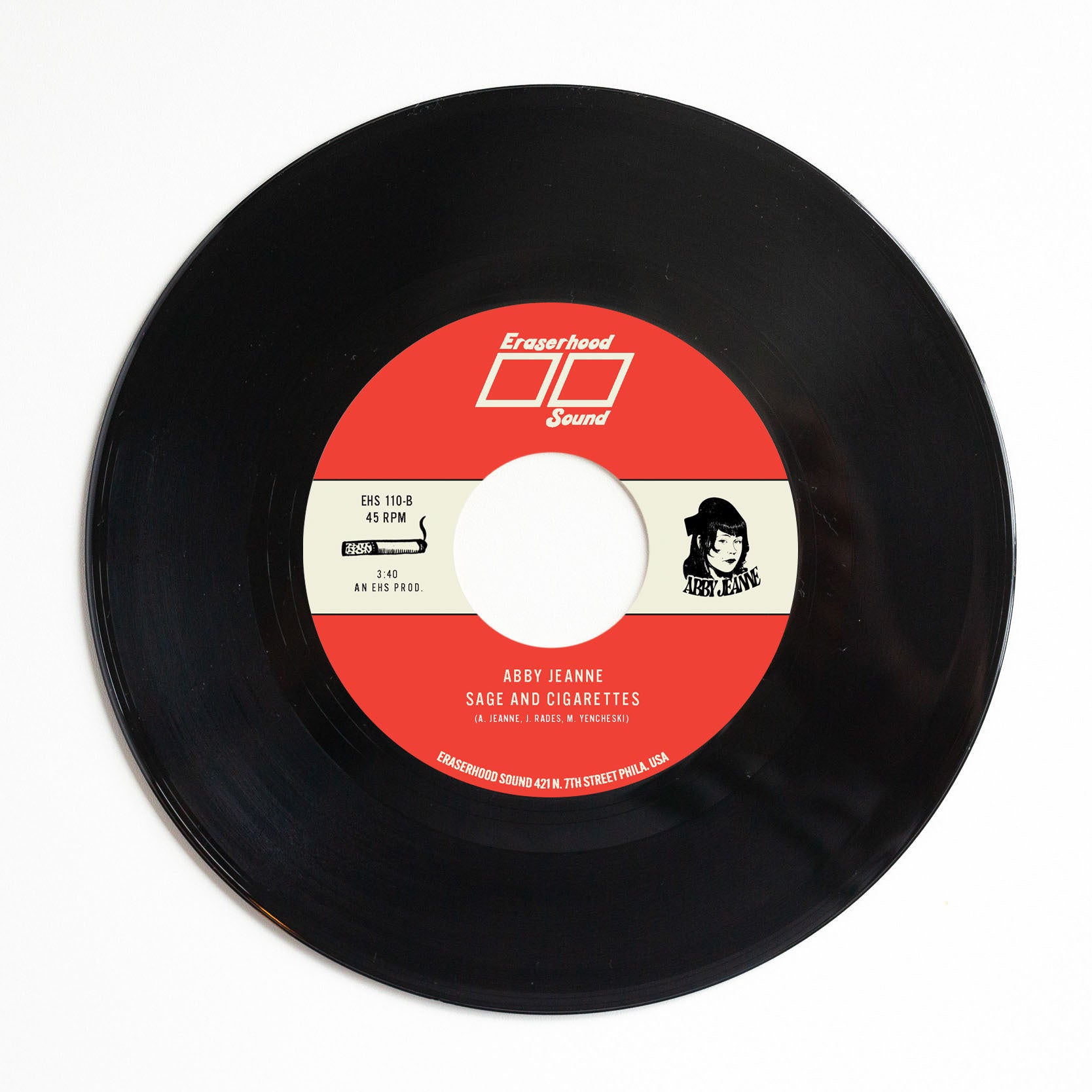 Abby Jeanne Know Better single 7 pouces vinyle bleu