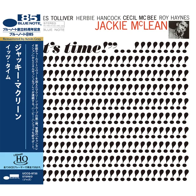 Blue Note UHQ Jackie McLean It's Time CD Quintet 1964