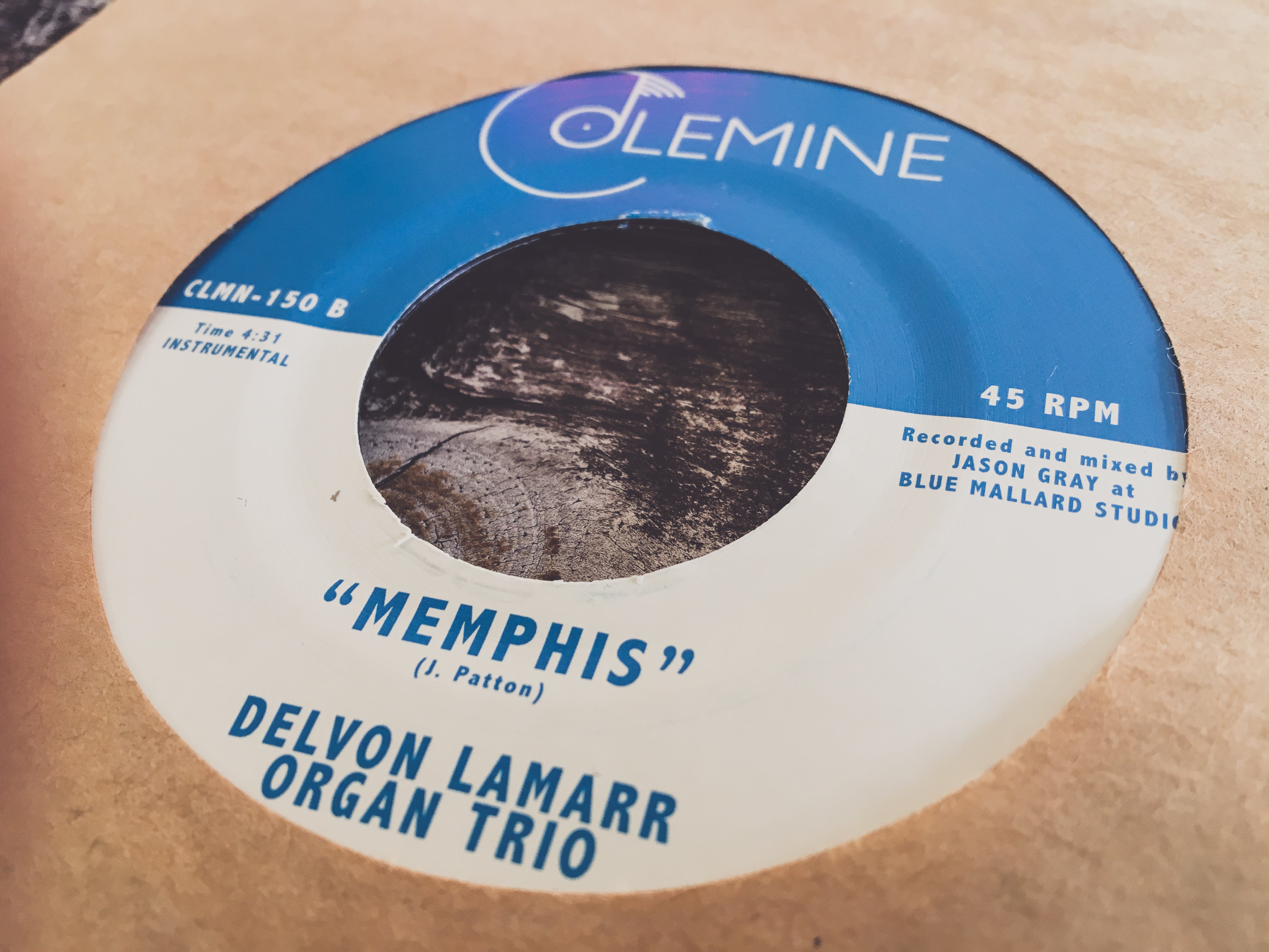 Delvon Lamarr Organ Trio Concussion 45 tours vinyle noir funk