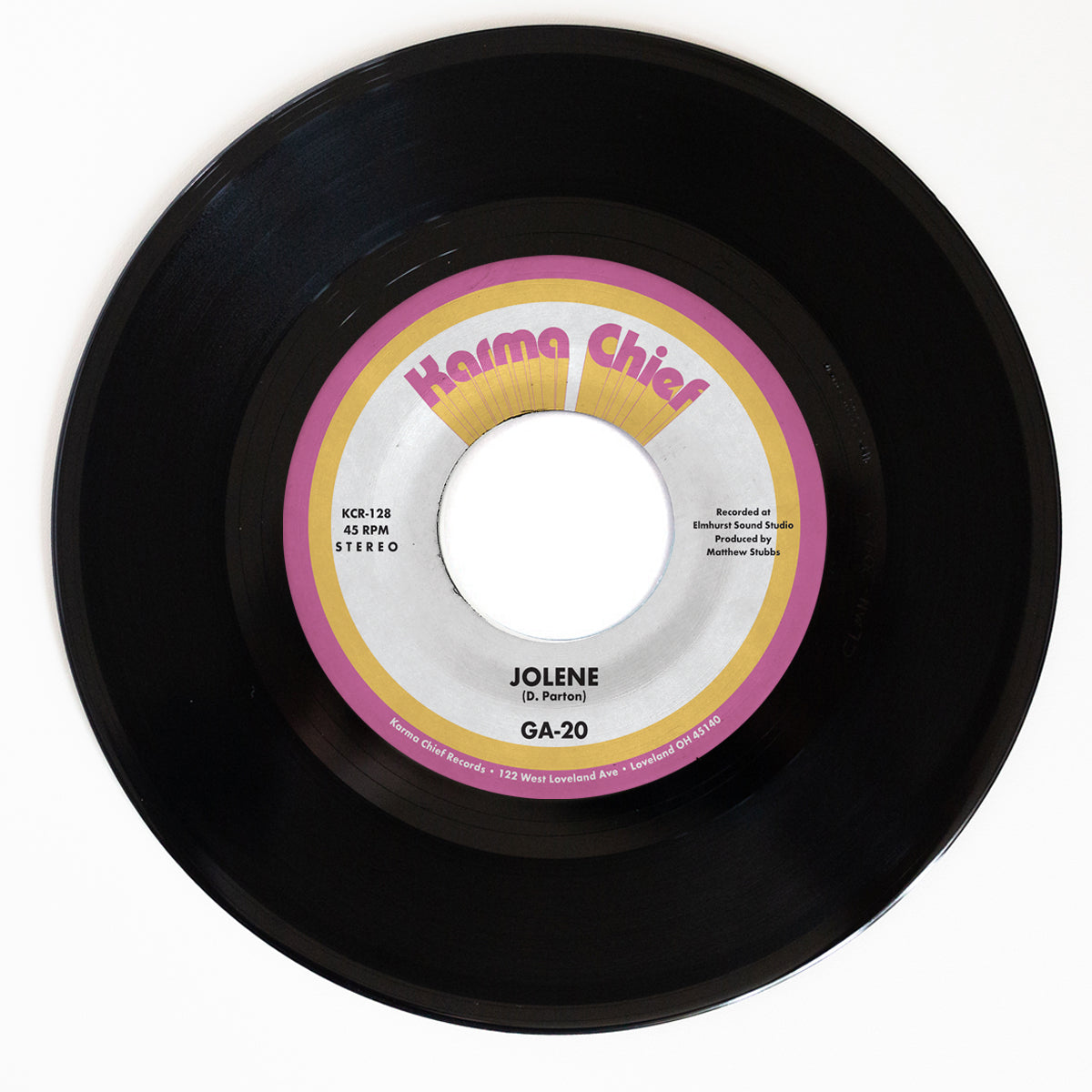 GA-20 Jolene 45 tours vinyle 7" marron blues country