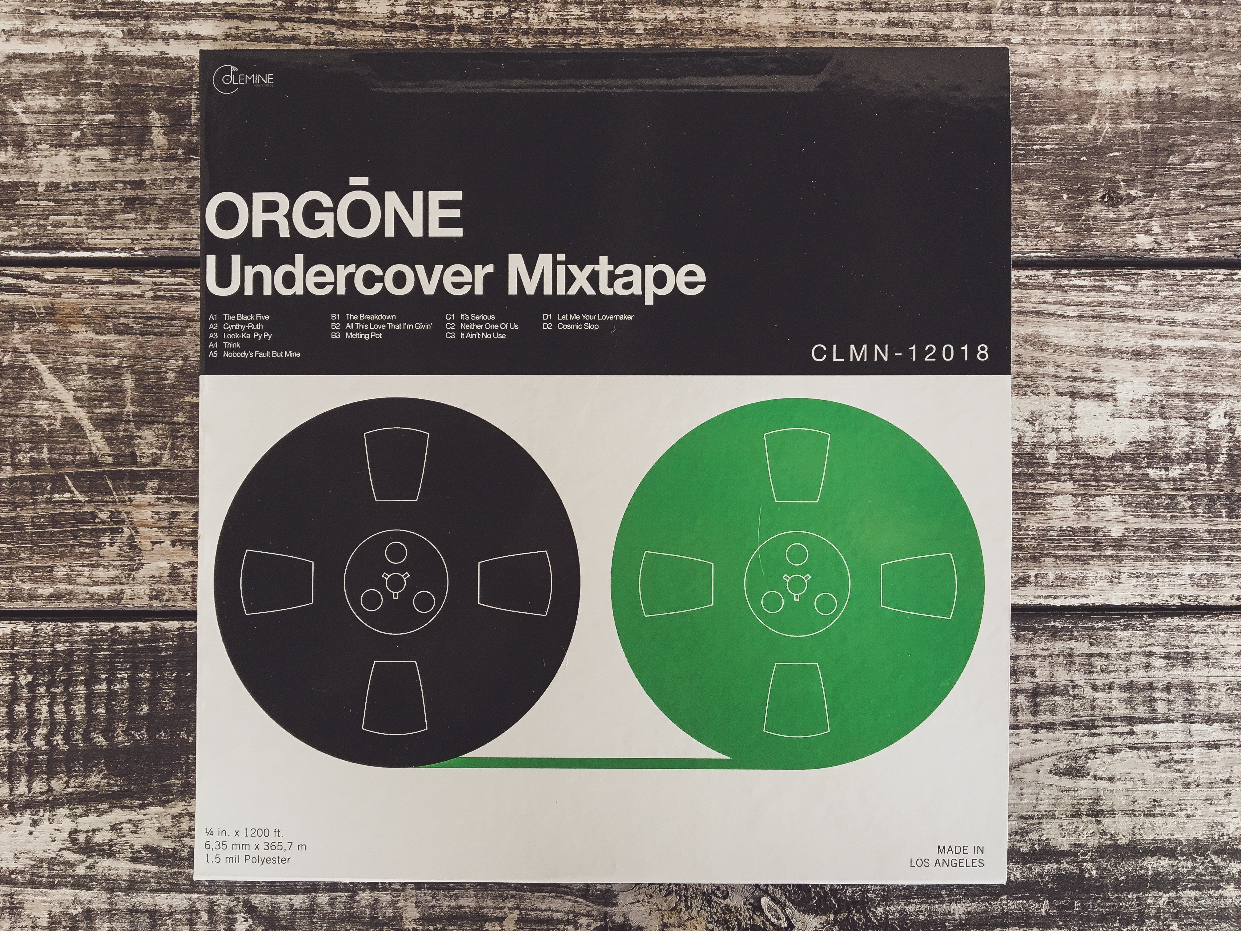 Orgone Undercover Mixtape vinyle noir 2LP funk soul