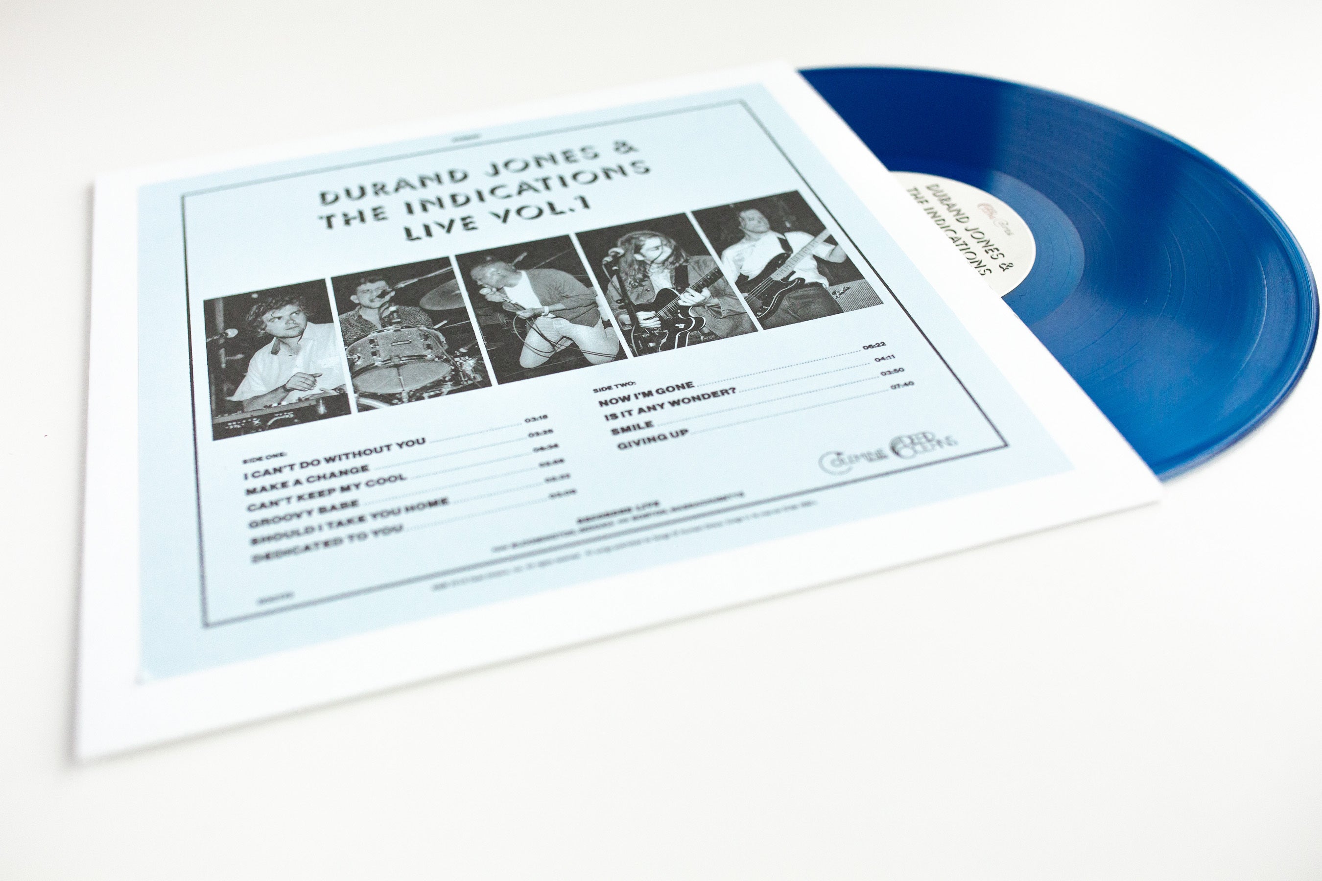 Durand Jones & The Indications Live Vol.1 vinyle LP noir soul live