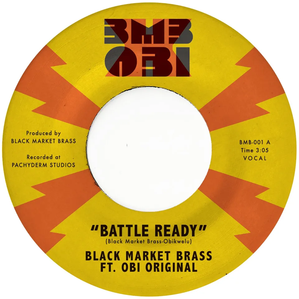 Black Market Brass Battle Ready 45 tours orange afrobeat
