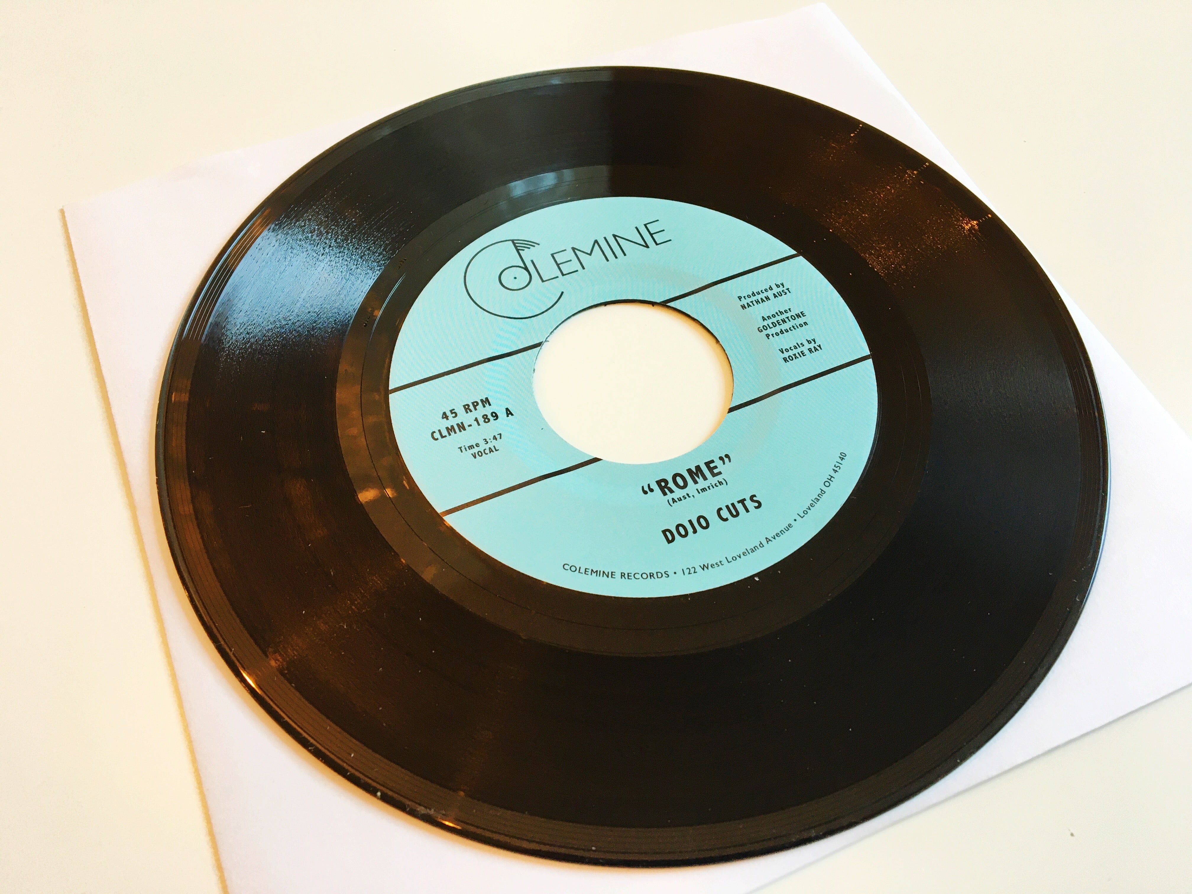 Dojo Cuts Rome vinyle 7" gold sweet soul CLMN-189