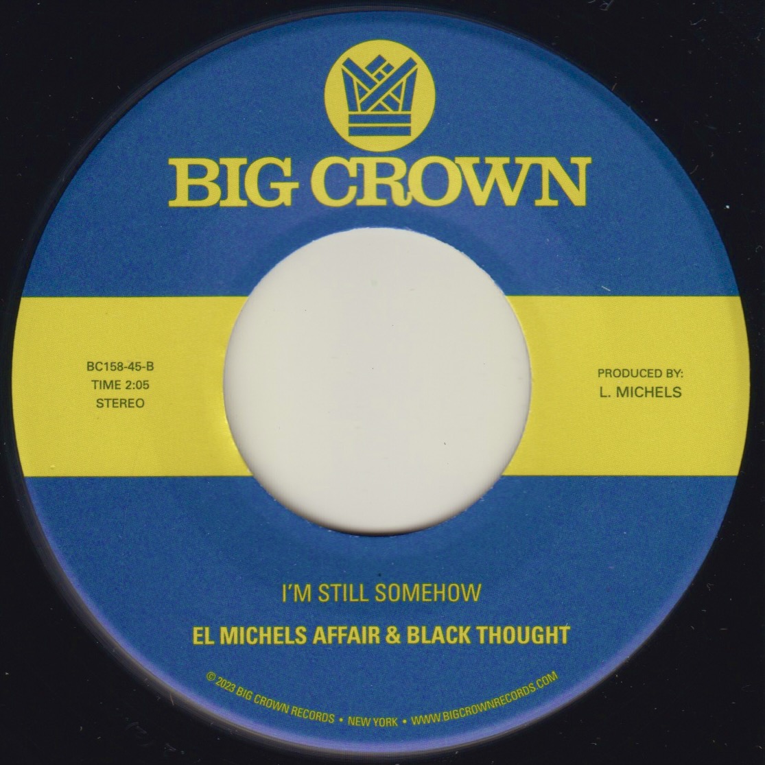 El Michels & Black Thought Hollow Way 7" vinyle 45 tours