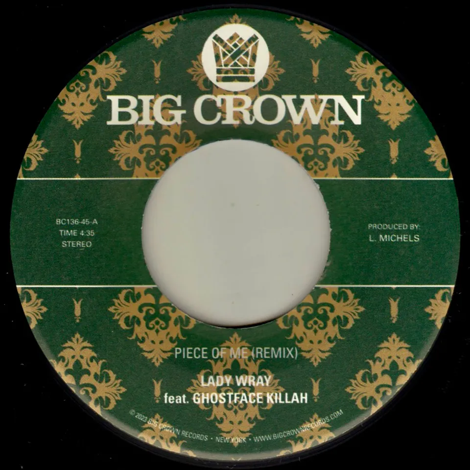 Big Crown Lady Wray Piece Of Me single vinyle 45 tours remix