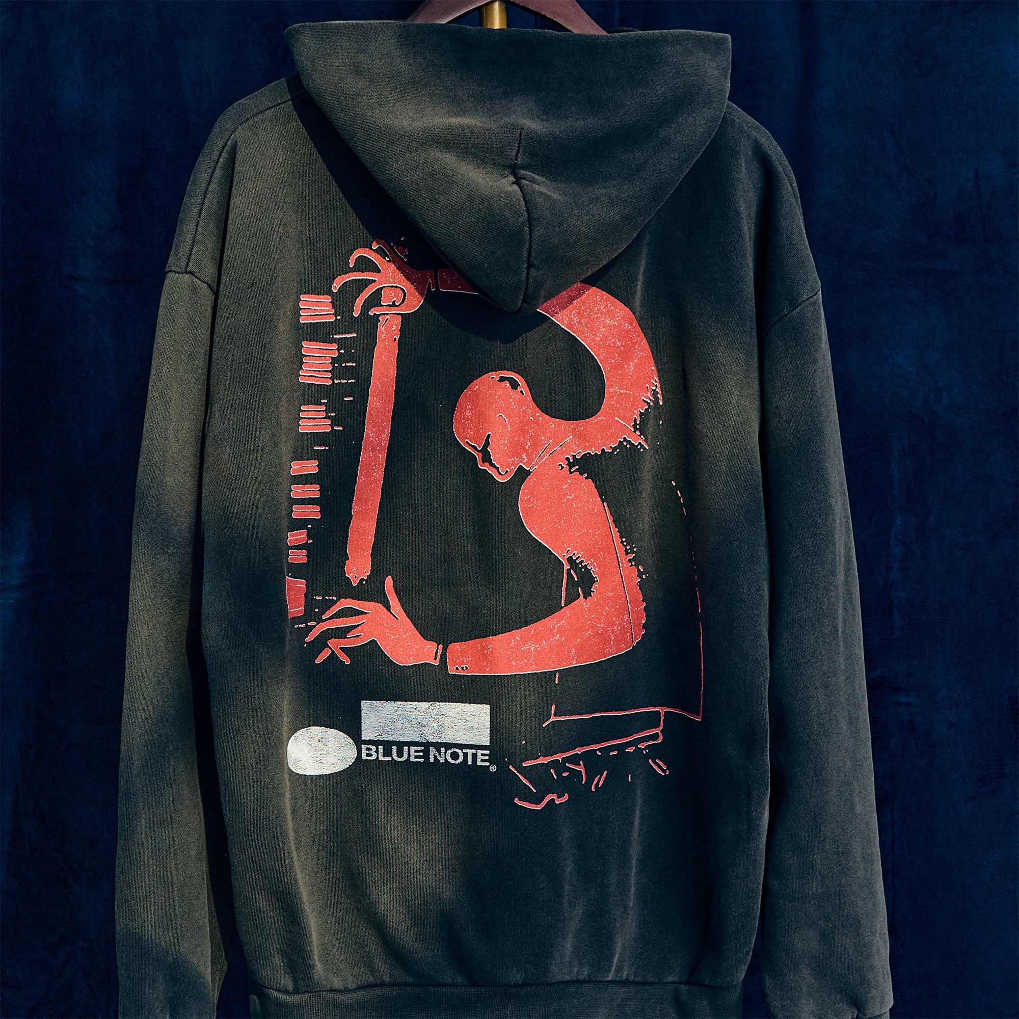 Boogie Woogie Classics hoodie noir coton oversize S-2XL