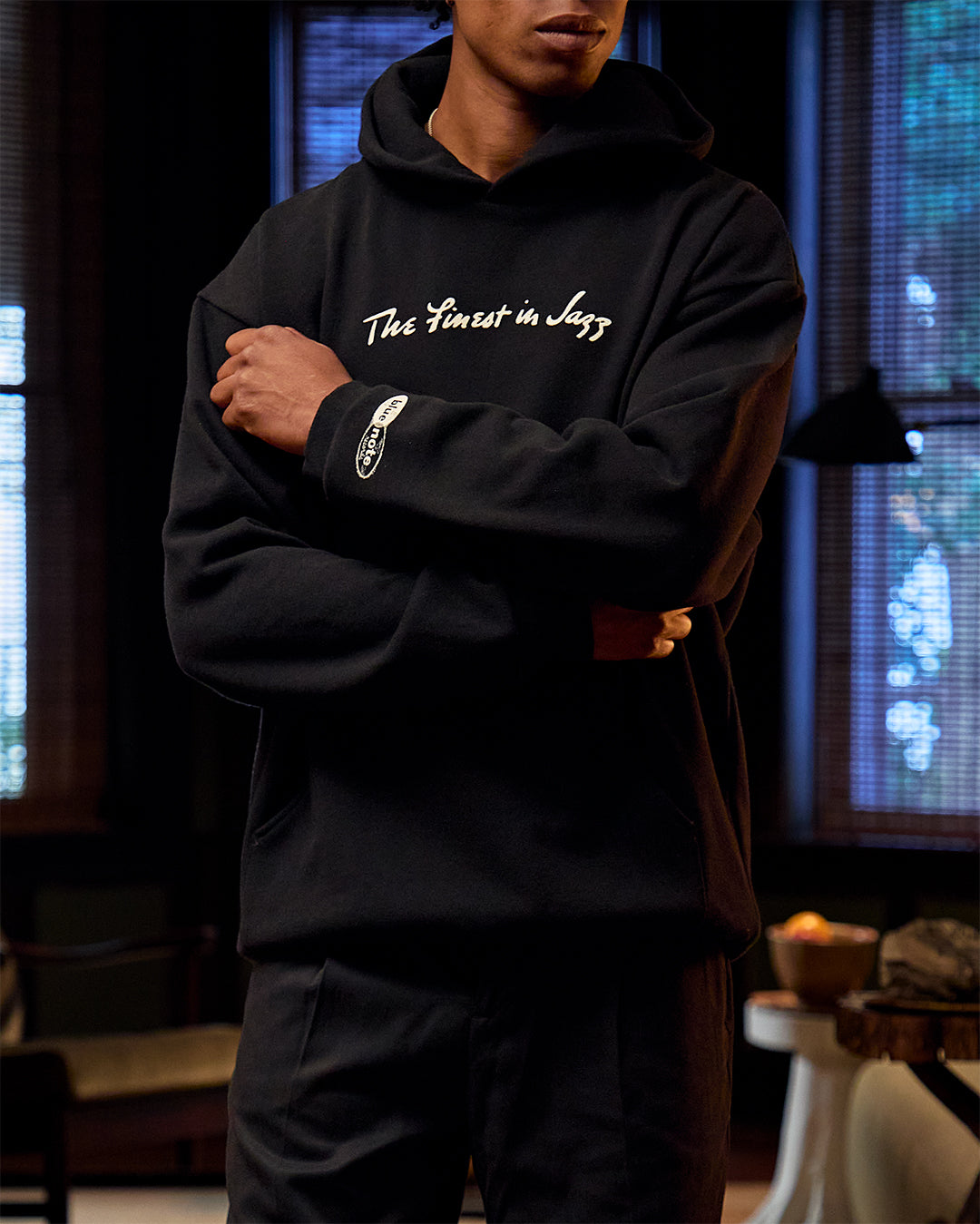 Blue Note Finest In Jazz hoodie sweat noir heavyweight L