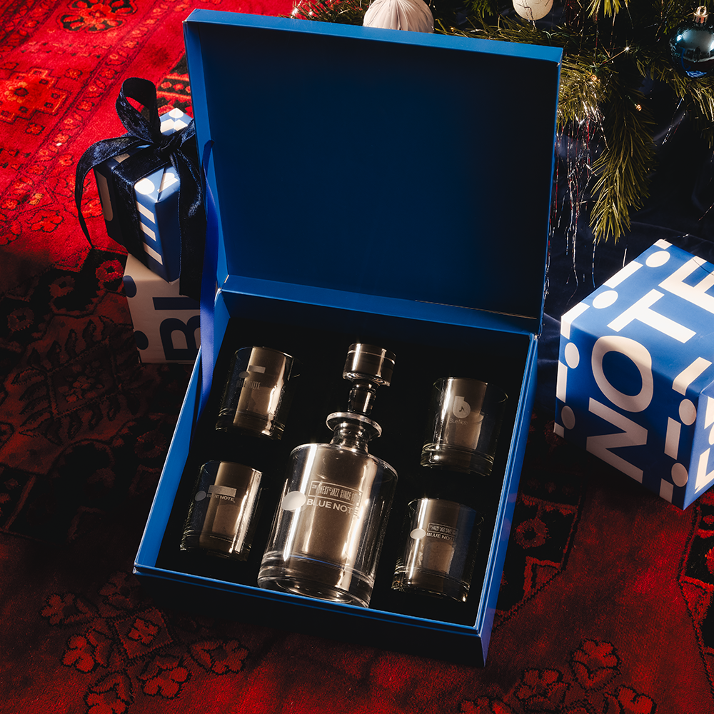 Blue Note Finest coffret carafe whisky 5 pièces verre