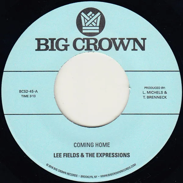 Lee Fields Coming Home 45 tours single soul Special Night