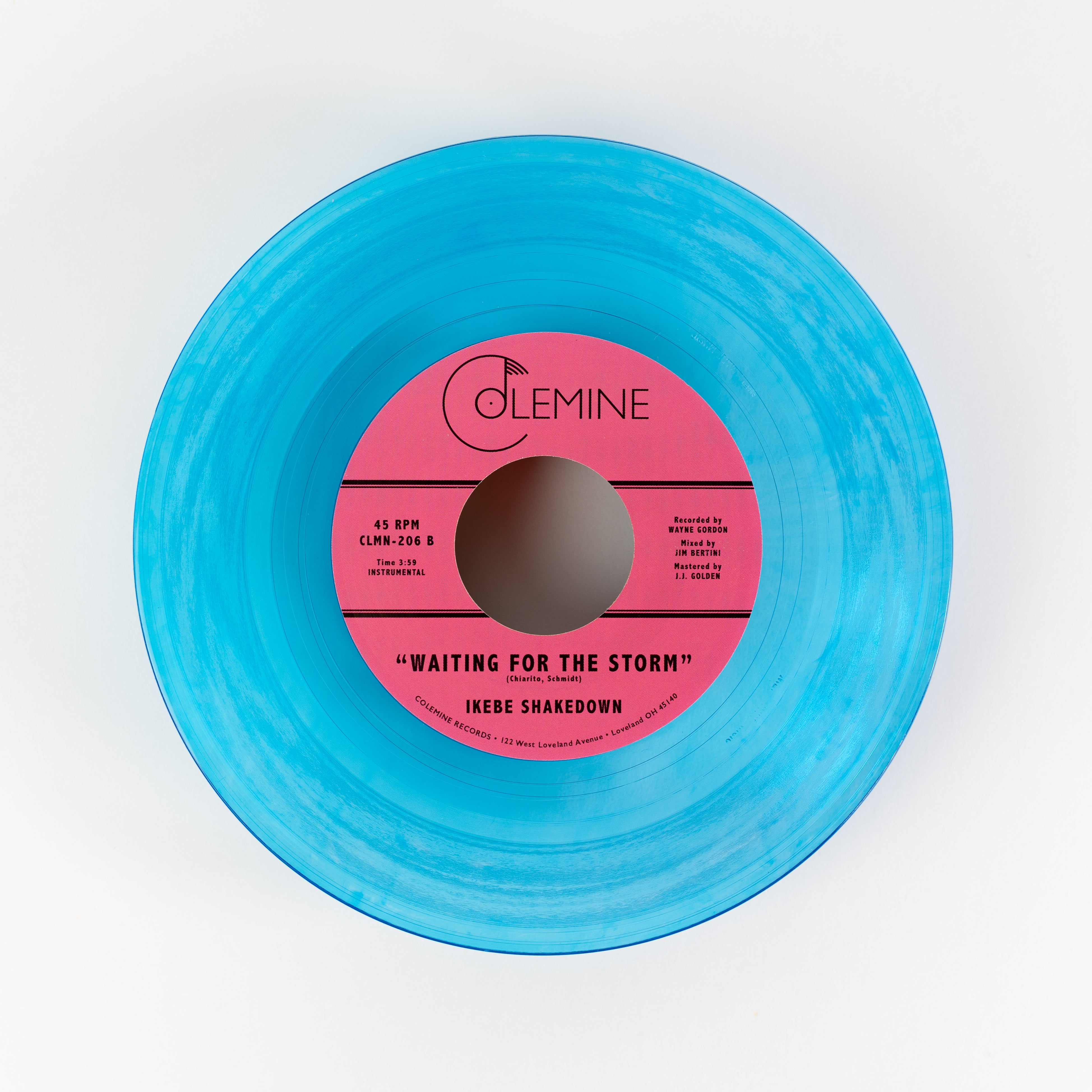 Ikebe Shakedown Adonai 45 tours vinyle bleu