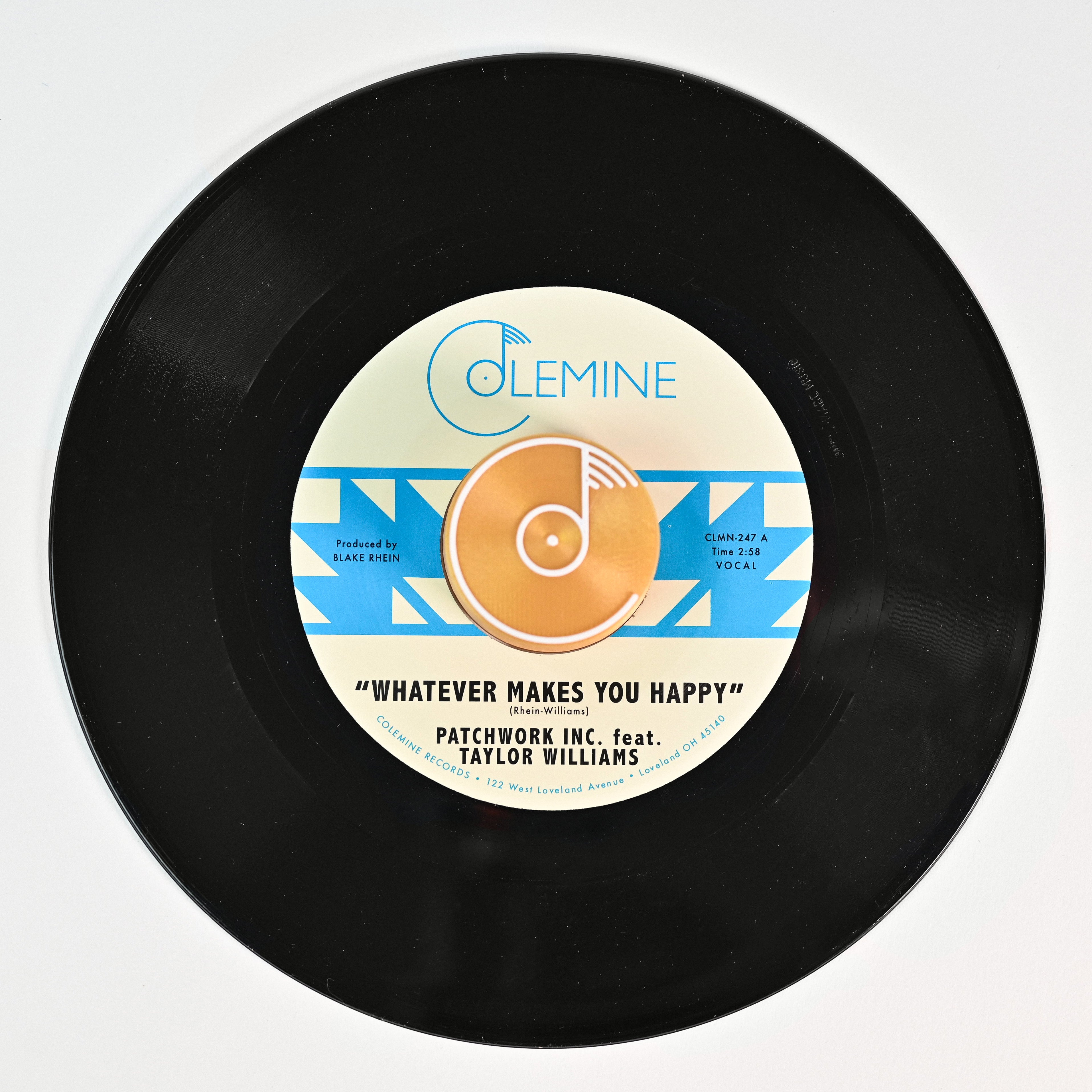 Patchwork Inc. Whatever Makes You Happy 45T Bleu