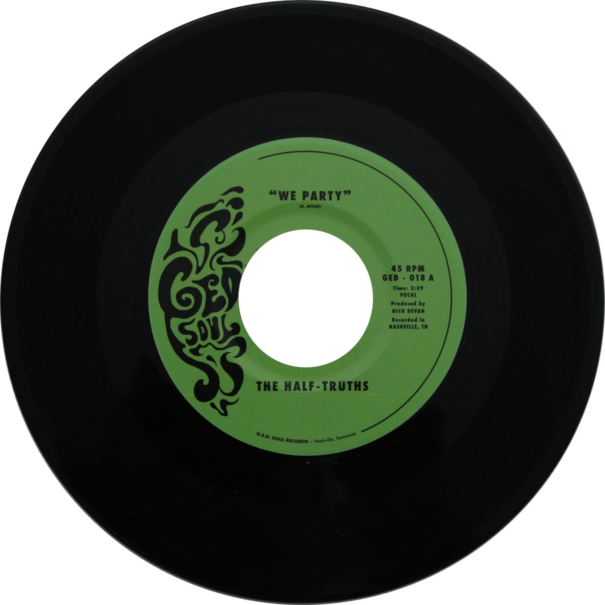 G.E.D. Soul The Half-Truths We Party 45T deep funk cuivres