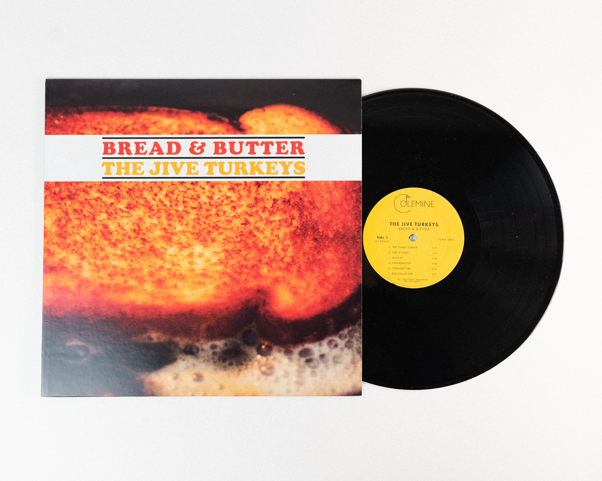 The Jive Turkeys Bread & Butter LP vinyle marron funk