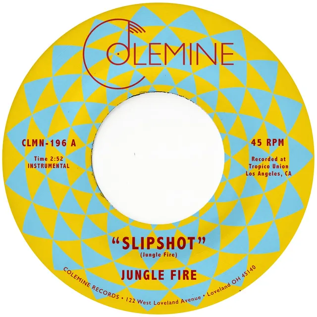 Jungle Fire Slipshot 45 tours vinyle rouge transparent 7"