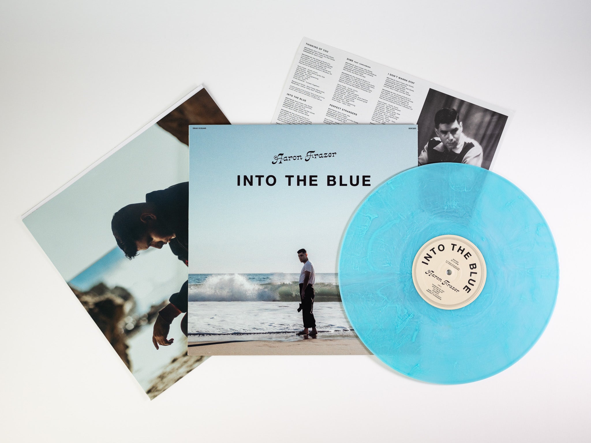 Aaron Frazer Into The Blue vinyle LP turquoise