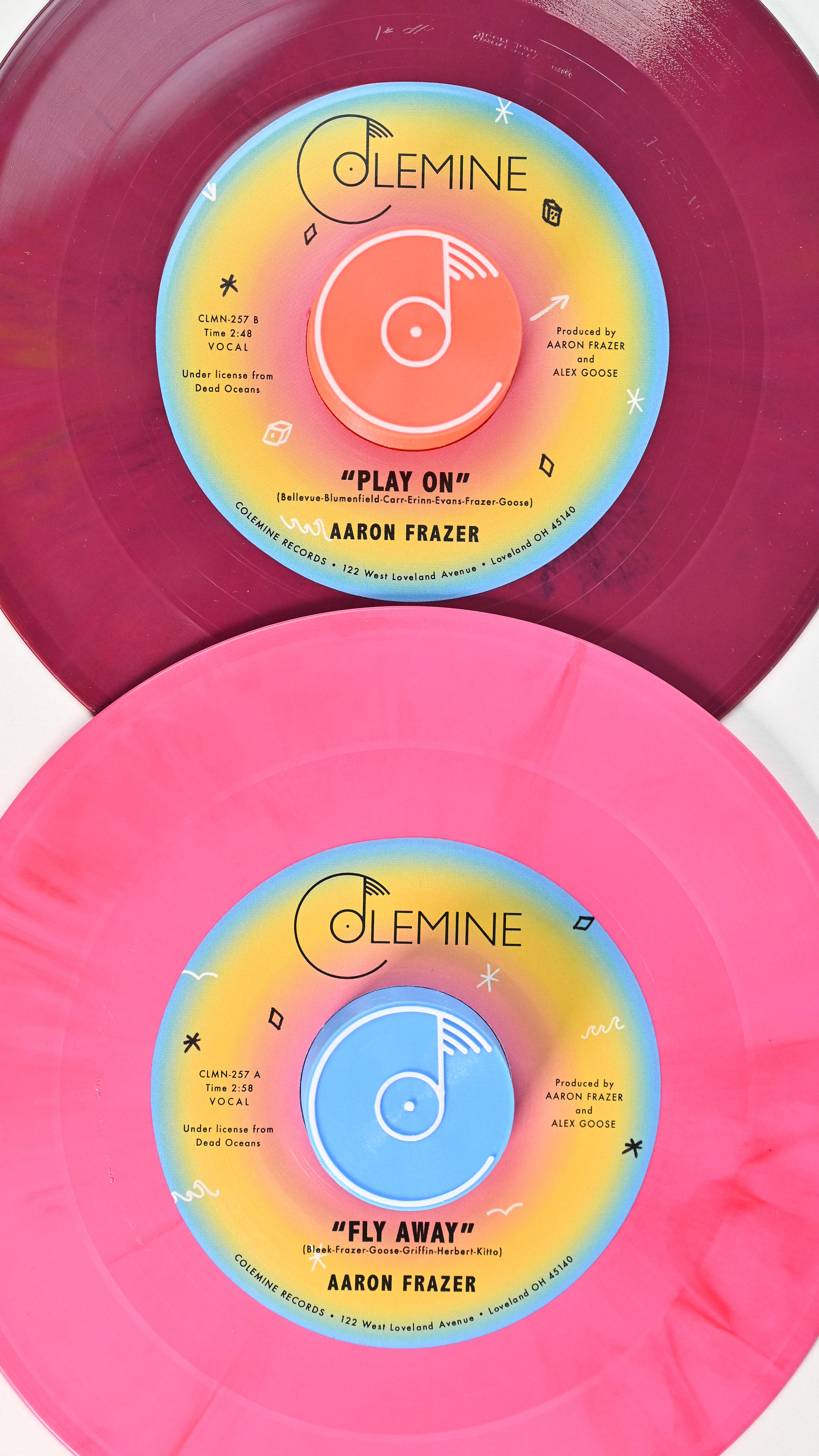 Aaron Frazer Fly Away 45T vinyle couleur sweet soul