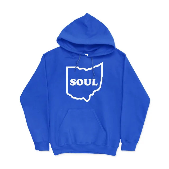 Ohio Soul Hoodie sweat bleu royal coton taille S-4XL