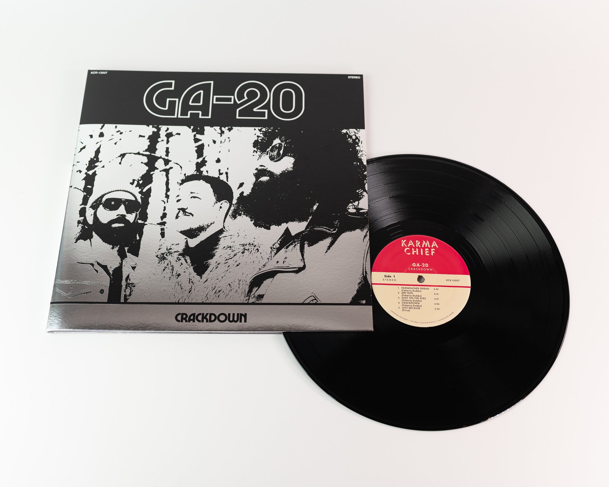 GA-20 Crackdown vinyle LP noir blues