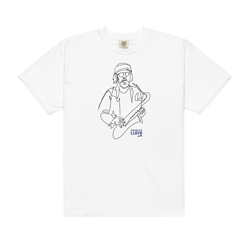 Blue Note Charles Lloyd T-Shirt Blanc Coton Taille L