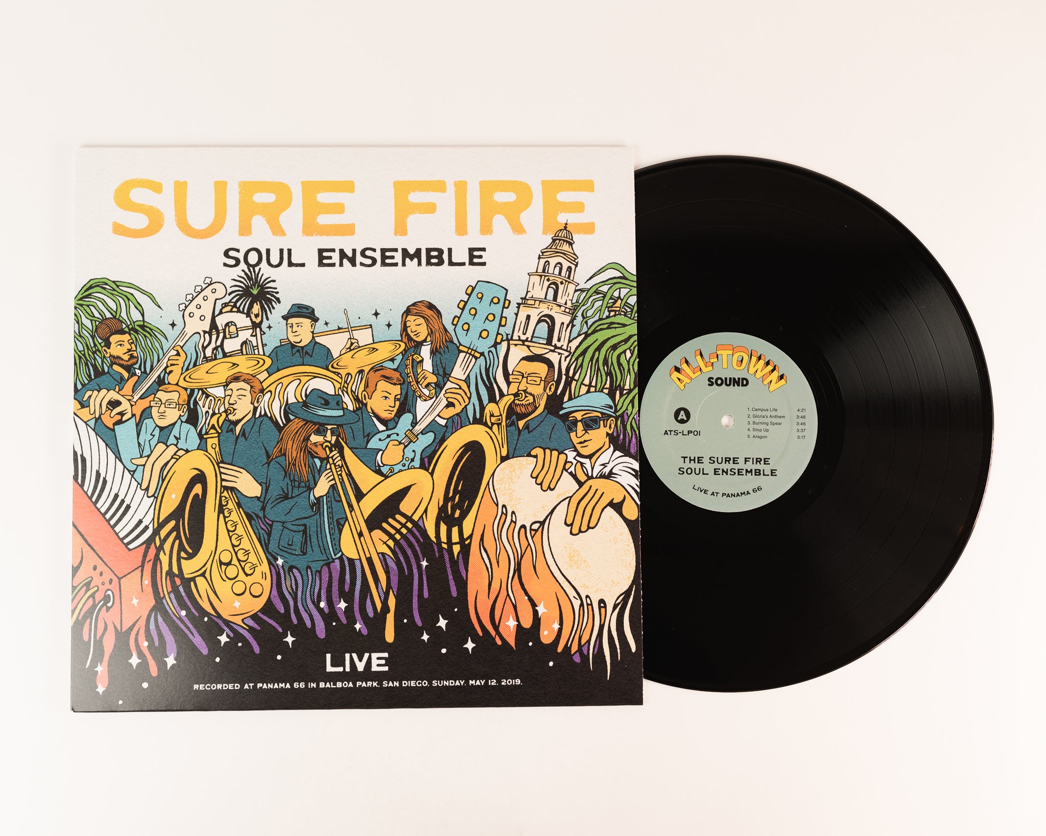 The Sure Fire Soul Ensemble – Live at Panama 66 LP orange