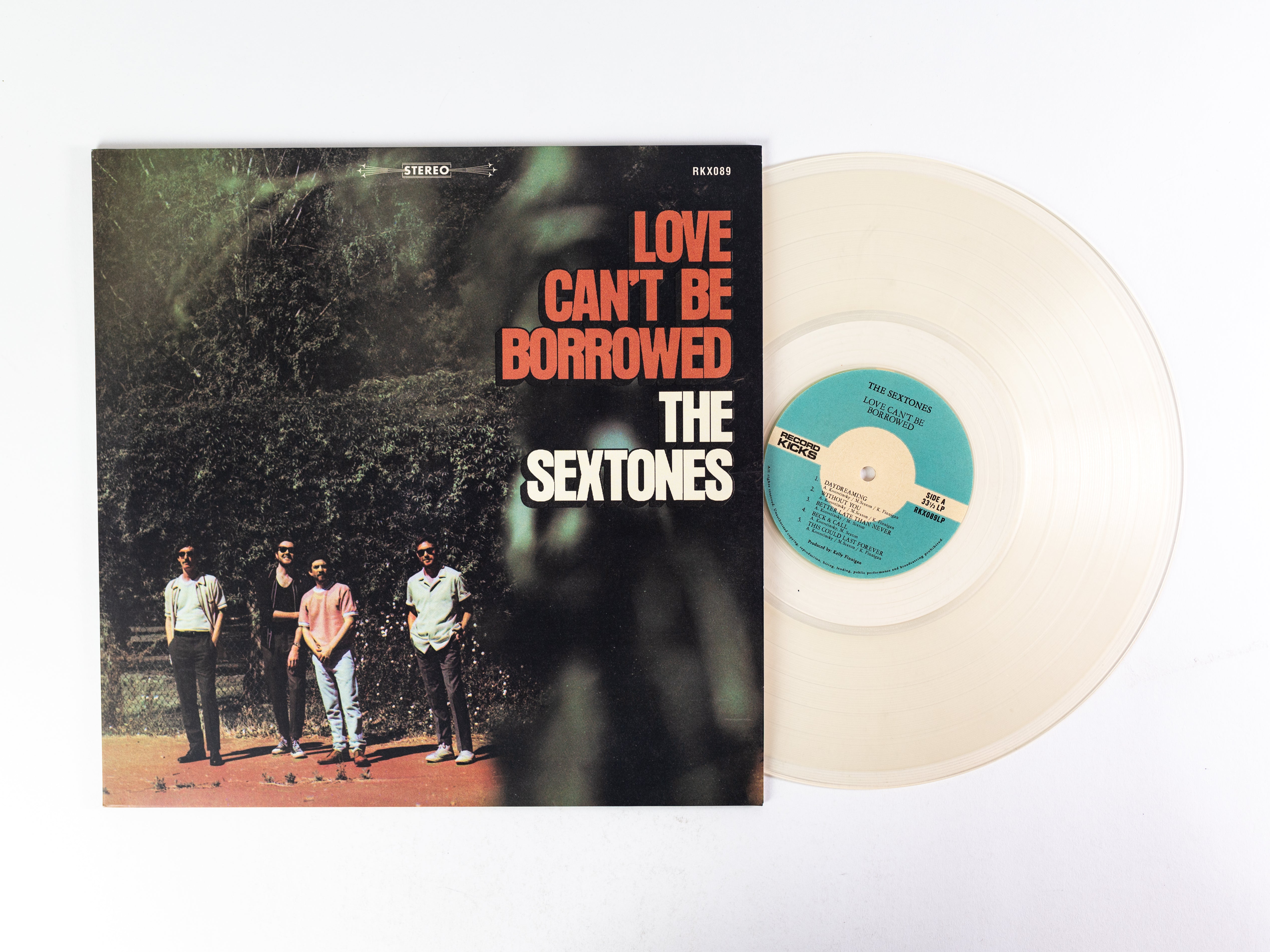 Record Kicks The Sextones Love Can't Be Borrowed vinyle LP noir