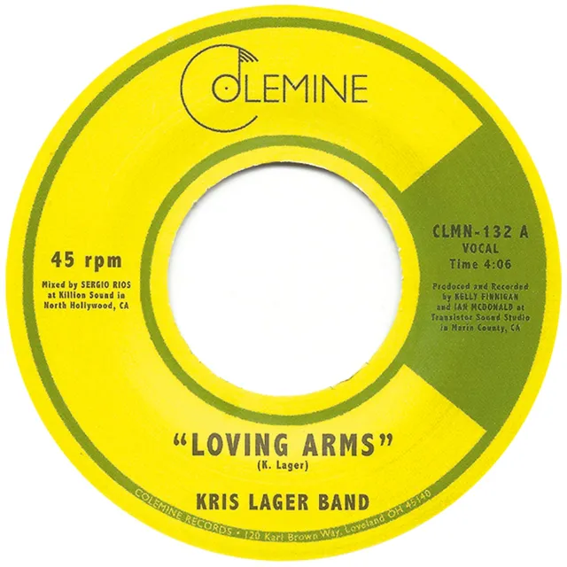 Kris Lager Band Loving Arms 45 tours vinyle noir soul