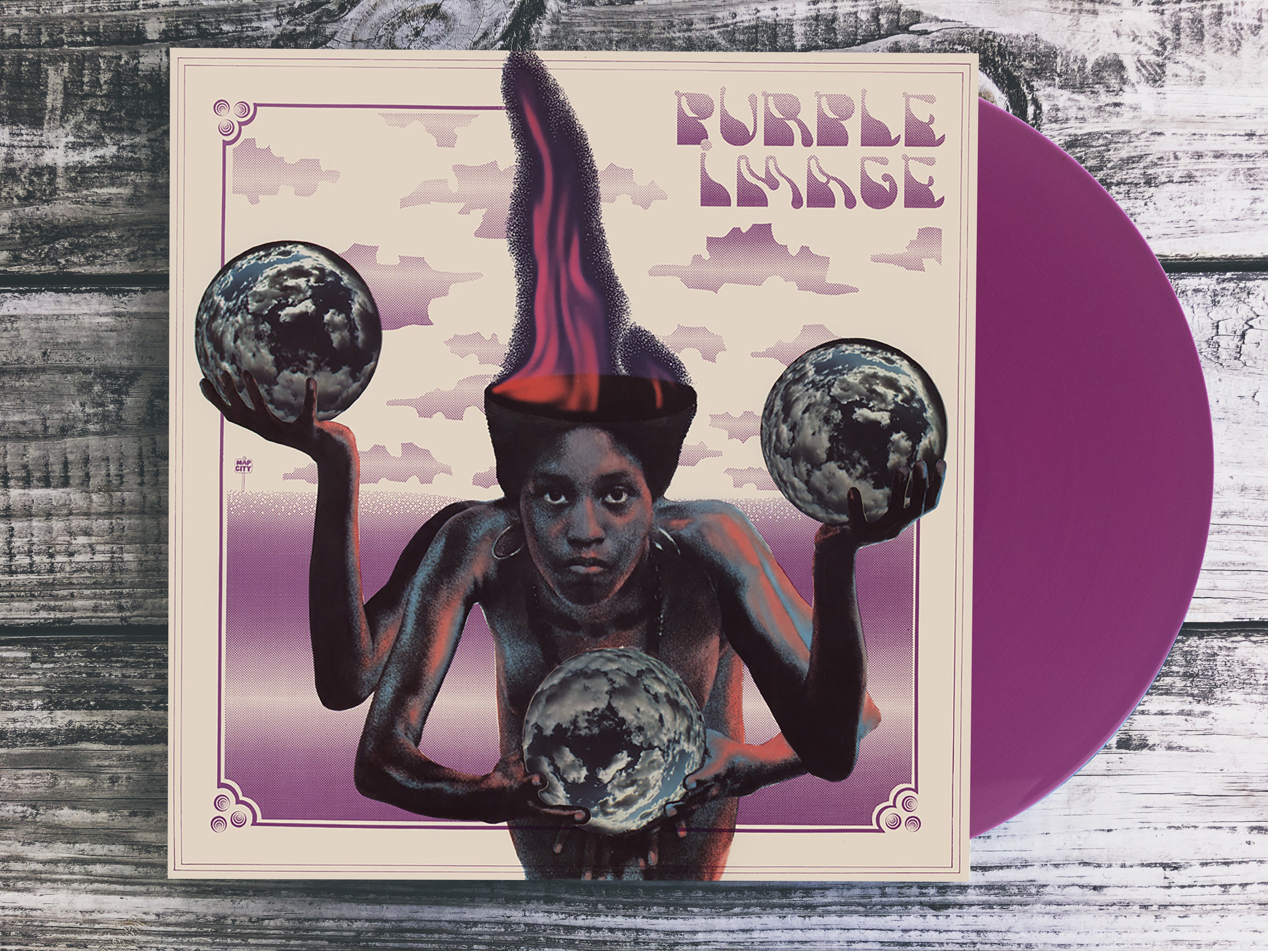 Purple Image Purple Image LP vinyle violet psych funk