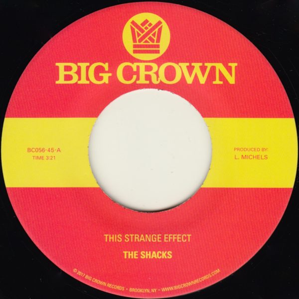 The Shacks This Strange Effect 45 Tours 7" Rocksteady