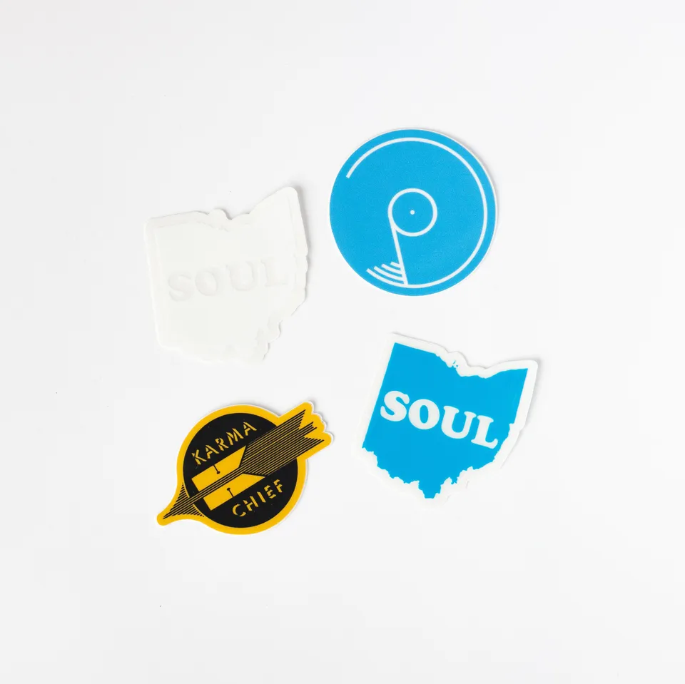 Colemine Sticker Pack autocollants vinyle Ohio soul
